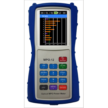 TM-MPO-12-MM-PC-M   MPO Power Meter 12 channels, Multimode MPO-12 MM connector with guiding pins